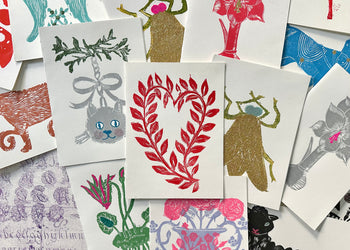 Minnieolga Printed Cards, Notebooks & Bandanas