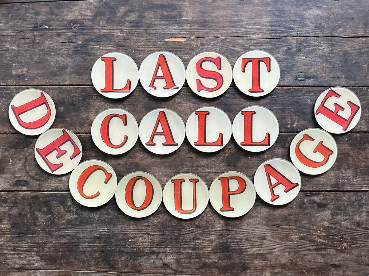 Last Chance Decoupage ... Soon to be Discontinued