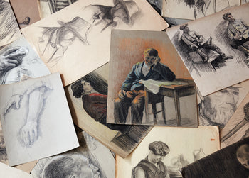 Evert Rabbers Unframed Paintings & Drawings