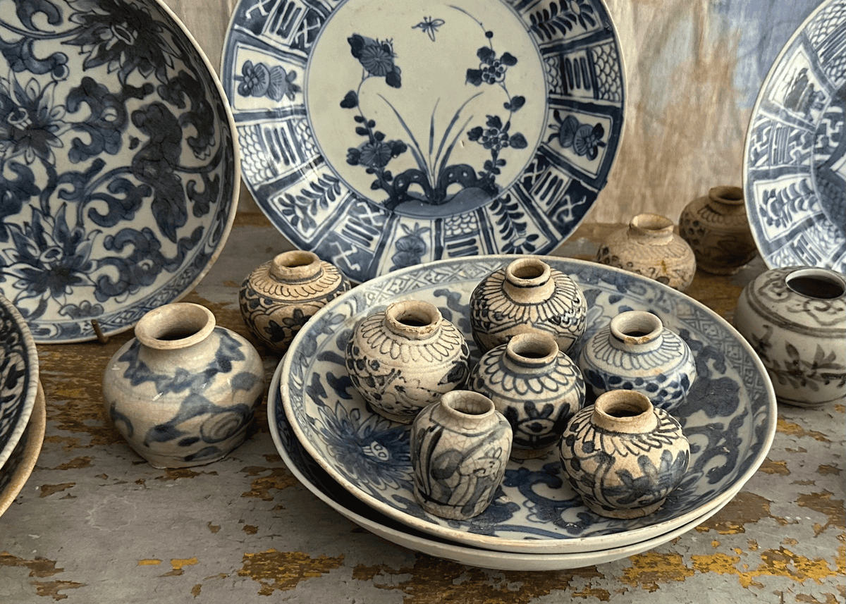 Antique Shipwreck Pottery