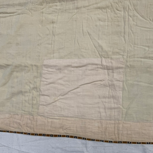 19th-century American Hand-Stitched Quilt
