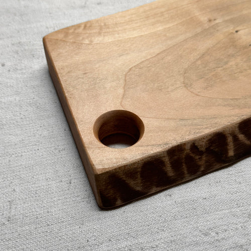 Spencer Peterman 9" Spalted Maple Small Cutting Board (No. R01)