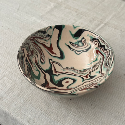 Marbled Footed Bowl in Riga (RG 026)