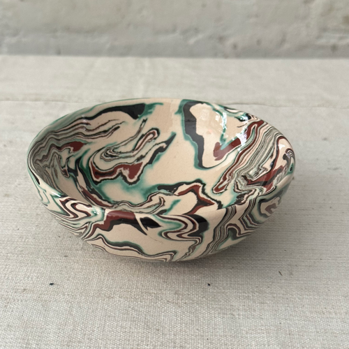 Marbled Footed Bowl in Riga (RG 030)