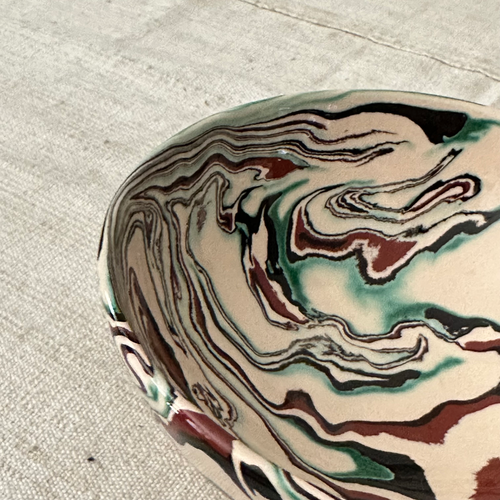 Marbled Footed Bowl in Riga (RG 030)