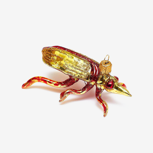 Yellow and Red Bug Ornament