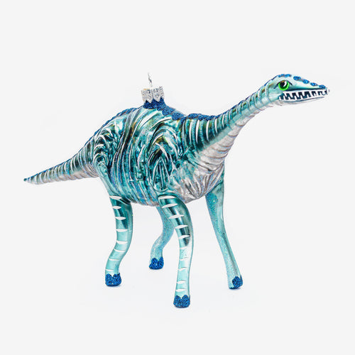 Blue Brontosaurus Ornament