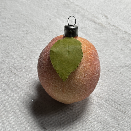 Nostalgic Peach with Leaf Ornament