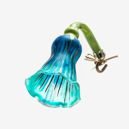 Blue Flower Clip-on Ornament