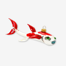 Red & White Koi Fish Ornament