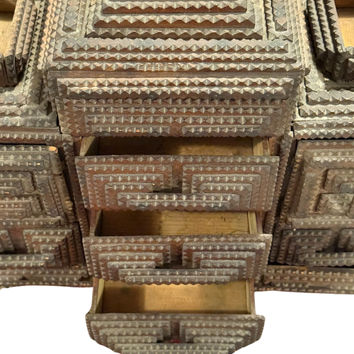 20th-century Tramp Art Cabinet