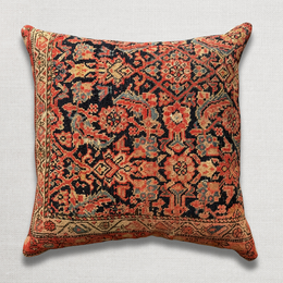 Antique Caucasian Rug Pillow