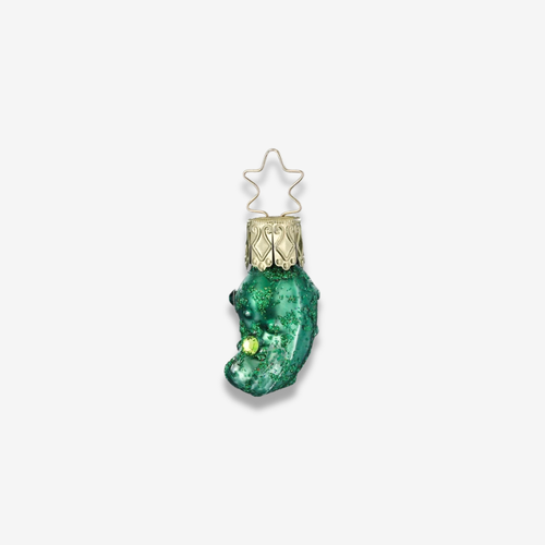 Fancy Green Mini Pickle Ornament