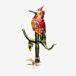 Clip-on Red Bird Ornament