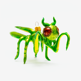 Green Praying Mantis Ornament