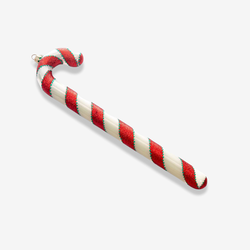 Red & White Candy Cane Ornament