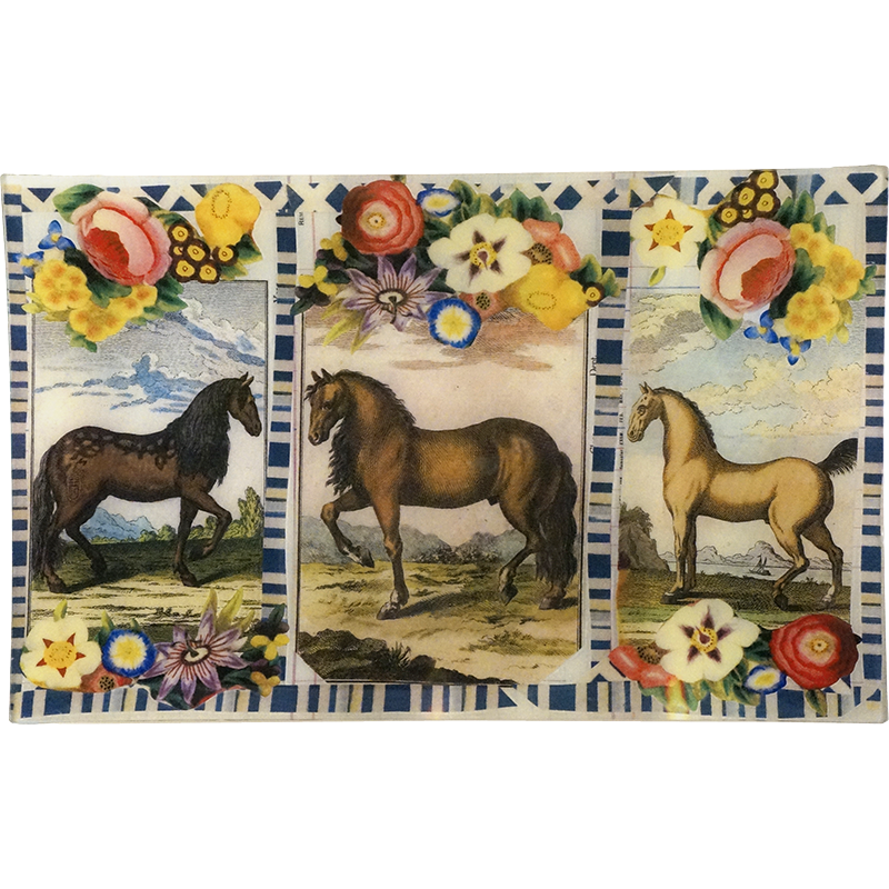 3 Horses (Collage)