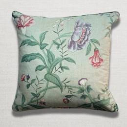 Custom John Derian for Pierre Frey "Le Paravent Chinois" Pillow in Original Green