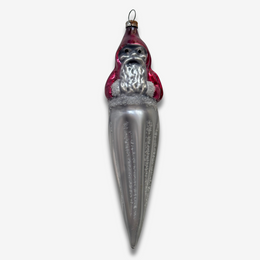 Nostalgic Santa in Cone Ornament