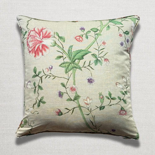 Custom John Derian for Pierre Frey "Le Paravent Chinois" Pillow in "Chantilly Cream" (#13)