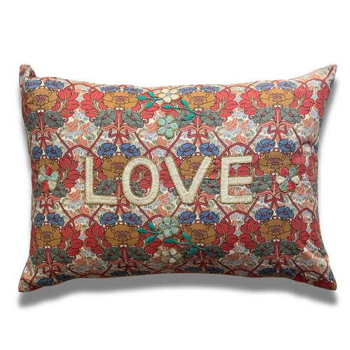 "Love" Embroidered Cushion (CS-818)