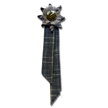 Vintage Dead Stock Ribbon Rosette Pin #10