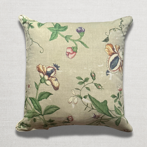 Custom John Derian for Pierre Frey "Le Paravent Chinois" Pillow in "Chantilly Cream" (#15)