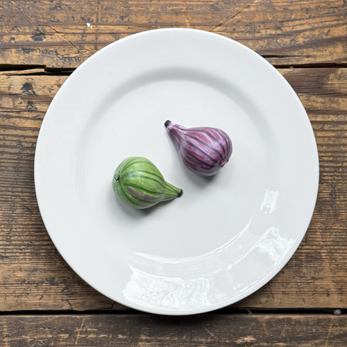 Trompe L'oeil Fig Plate
