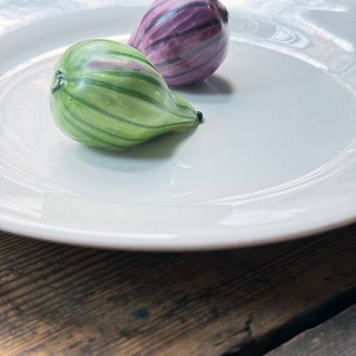 Trompe L'oeil Fig Plate