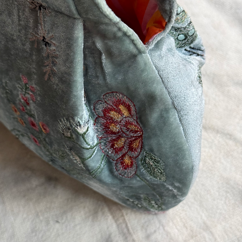 John Derian Custom Poppins Bag in Ocean