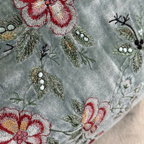 John Derian Custom Poppins Bag in Ocean