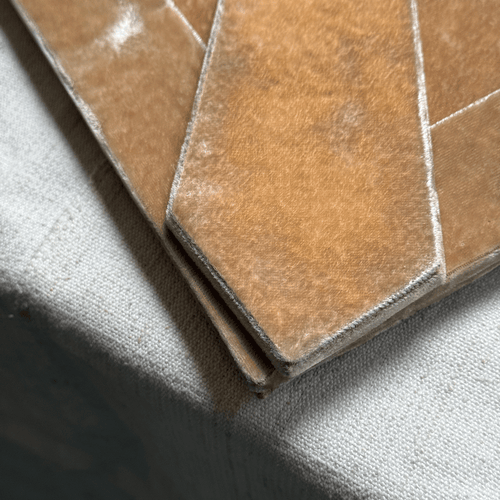 Madame Bovary Silk Velvet Tabletop Frame in Taupe (#10)