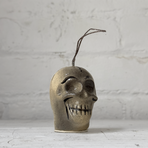 Nostalgic Small Papier-Mâché Skull Candy Box
