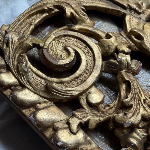 19th-century Gilt Over Door Architectural Element