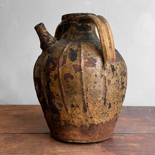 18th-century French Ceramic Oil Vessel (#6)