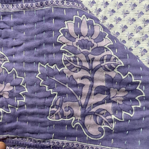 Vintage Sari Baby Blanket (JFB-10)