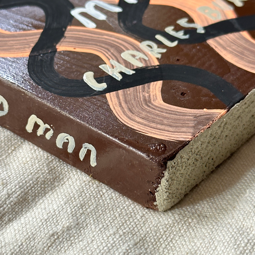 Leanne Shapton "Notes of a Dirty Old Man" Painted Wooden Book