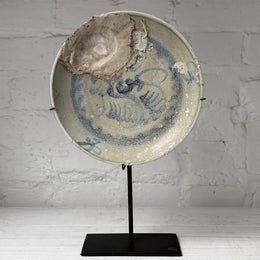 16th-century Ming Dynasty Porcelain Shipwreck Plate
