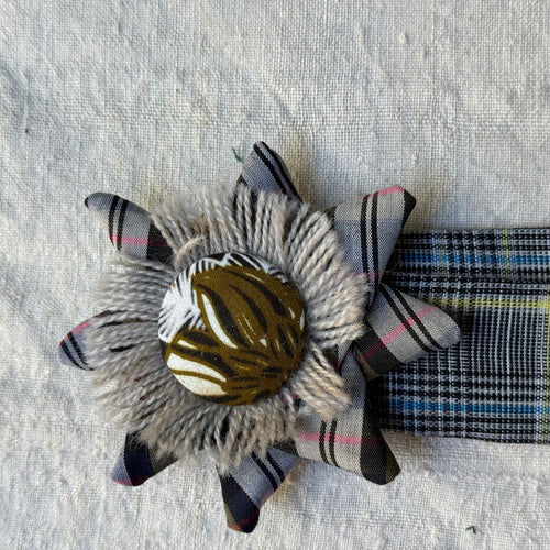 Vintage Dead Stock Ribbon Rosette Pin #10