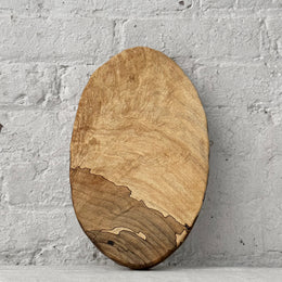 Spencer Peterman XS Spalted Maple Oval Serving Board (No. OV10)