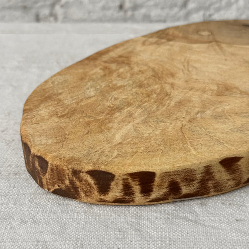 Spencer Peterman XS Spalted Maple Oval Serving Board (No. OV10)