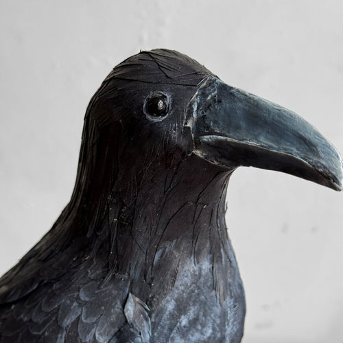 Papier-Mâché Raven