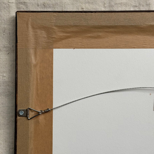 Hugo Guinness "Spider" Linocut in a Vintage Frame