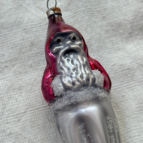 Nostalgic Santa in Cone Ornament