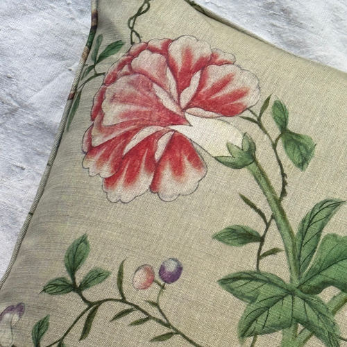 Custom John Derian for Pierre Frey "Le Paravent Chinois" Pillow in "Chantilly Cream" (#13)