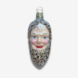 Pinecone with Face Ornament