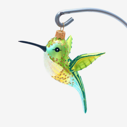 Green Hummingbird Ornament