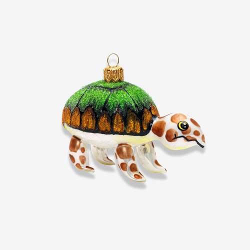 Green & Brown Turtle Ornament