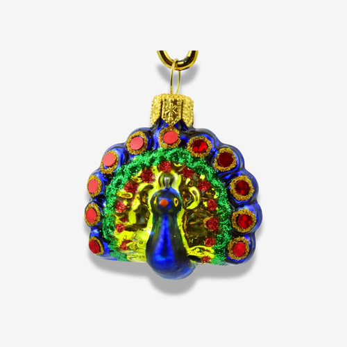 Mini Peacock Ornament