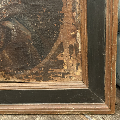 18th-century Italian Portrait Fragment